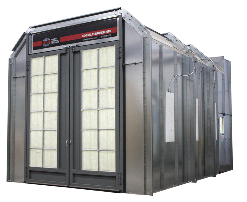 GFS General Purpose Crossdraft Non-Pressurized Paint Booth 1 Southern Booth Florida Distributor for GFS General Purpose Paint Booth, Crossdraft, Non-Pressurized