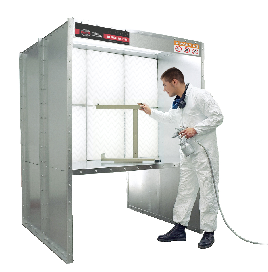 GFS® Open Face Bench Booth 2 GFS® Open Face Bench Booth - Image 2