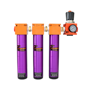 Tsunami 3-Stage Water/Oil Filter Package with Regulator